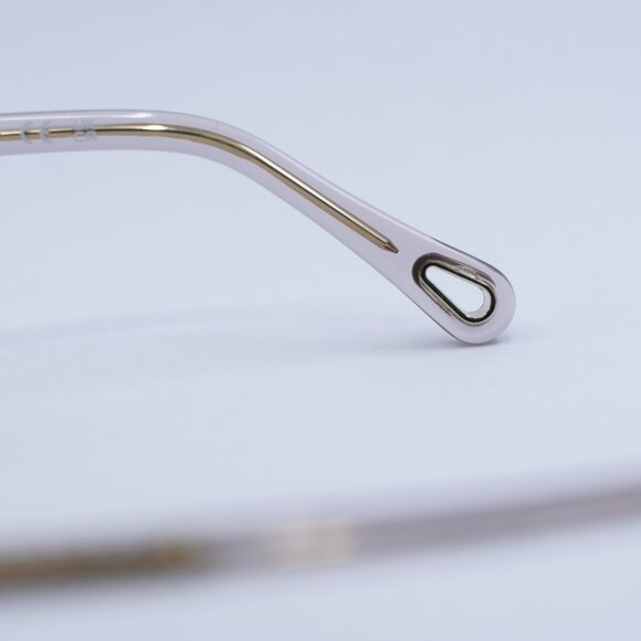 Chloe CH0011O 002 Eyeglasses Transparent Pink 56mm Butterfly Frame - Picture 9 of 10